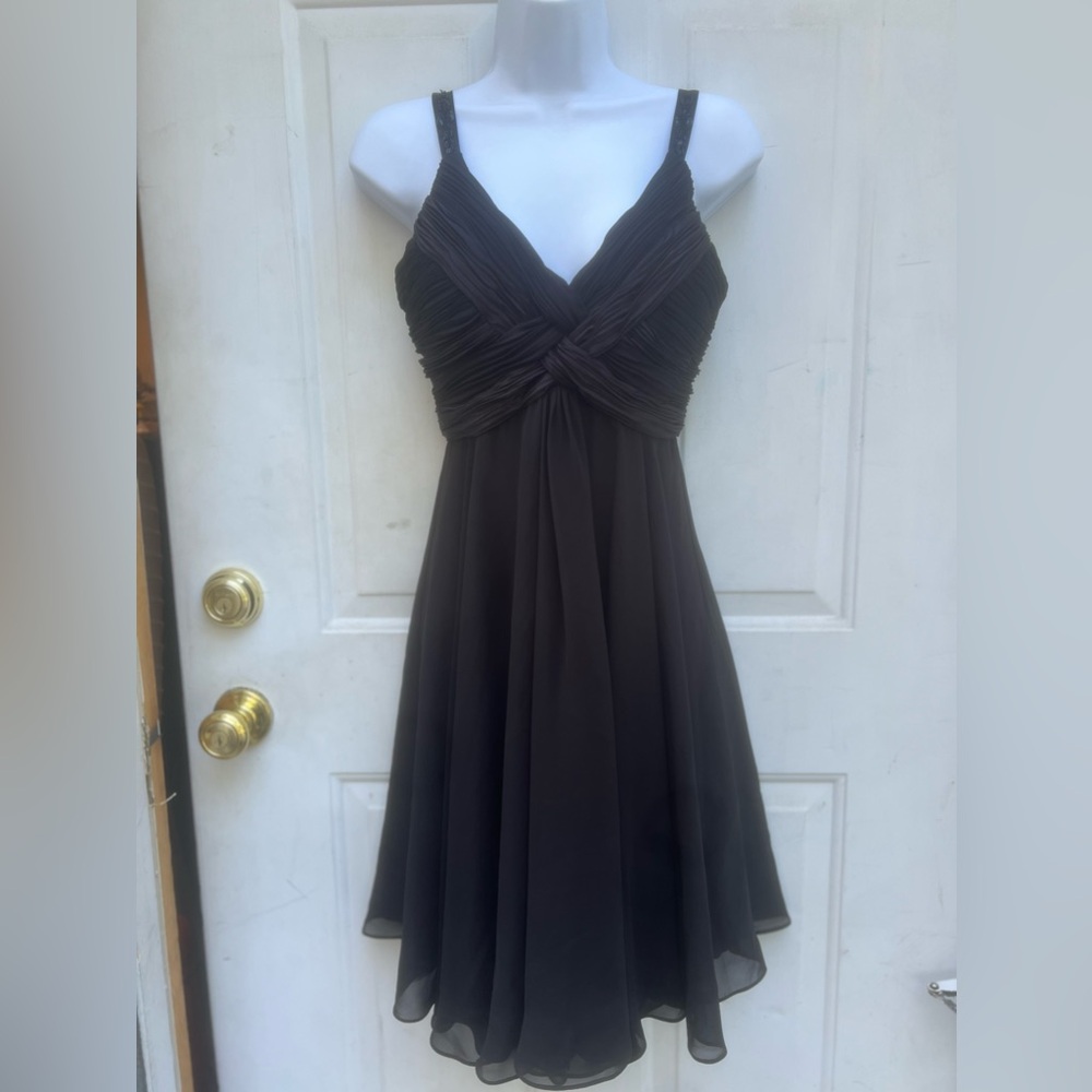 Black cocktail dress